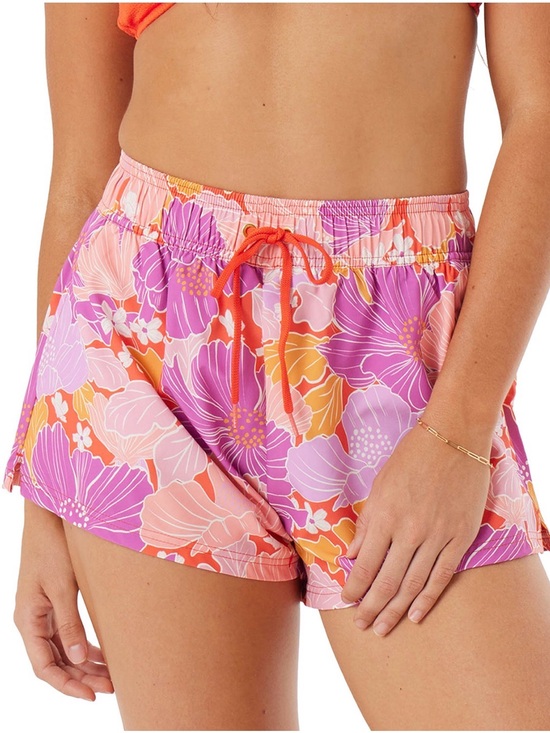 Roxy Pants - Roxy Women’s Bell Bottom Blooms No Bad Waves Boardshort Size S